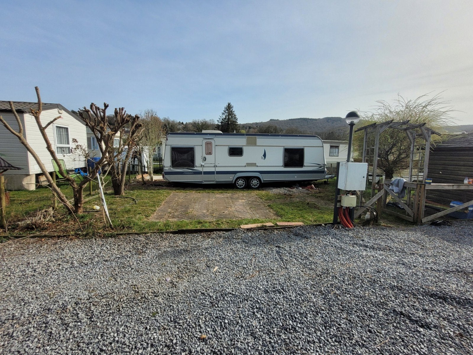 Caravane fend 700 diamant, Caravans en Kamperen, Caravans, Particulier, Airco, Luifel, Uitbouw voortent, Ophalen