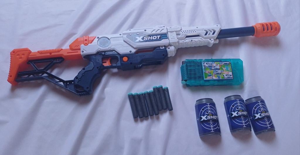 Fusil Zuru X-shot semi automatique avec cibles, Enlèvement