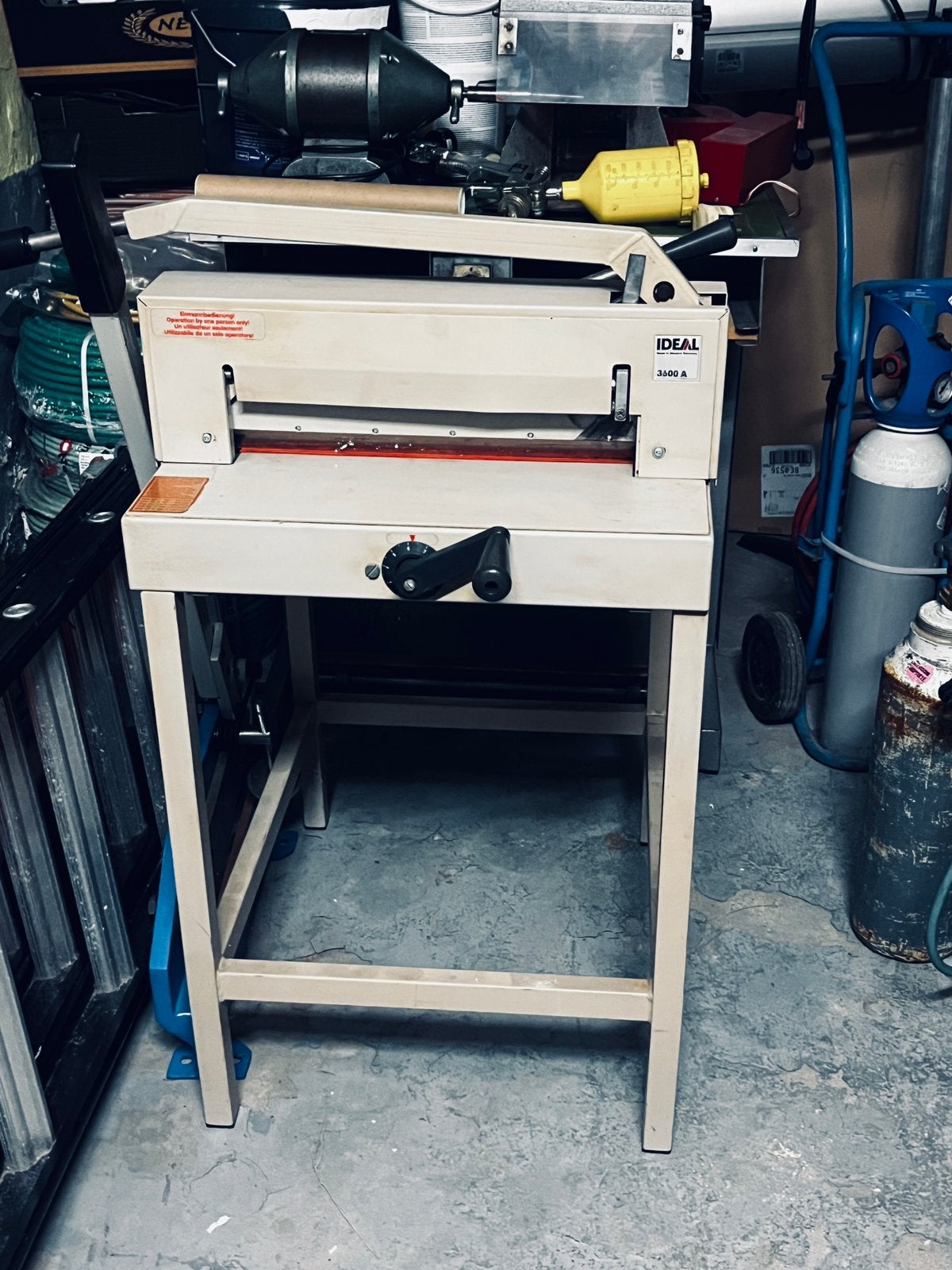 Papier Snijmachine Ideal, Ophalen, Zo goed als nieuw