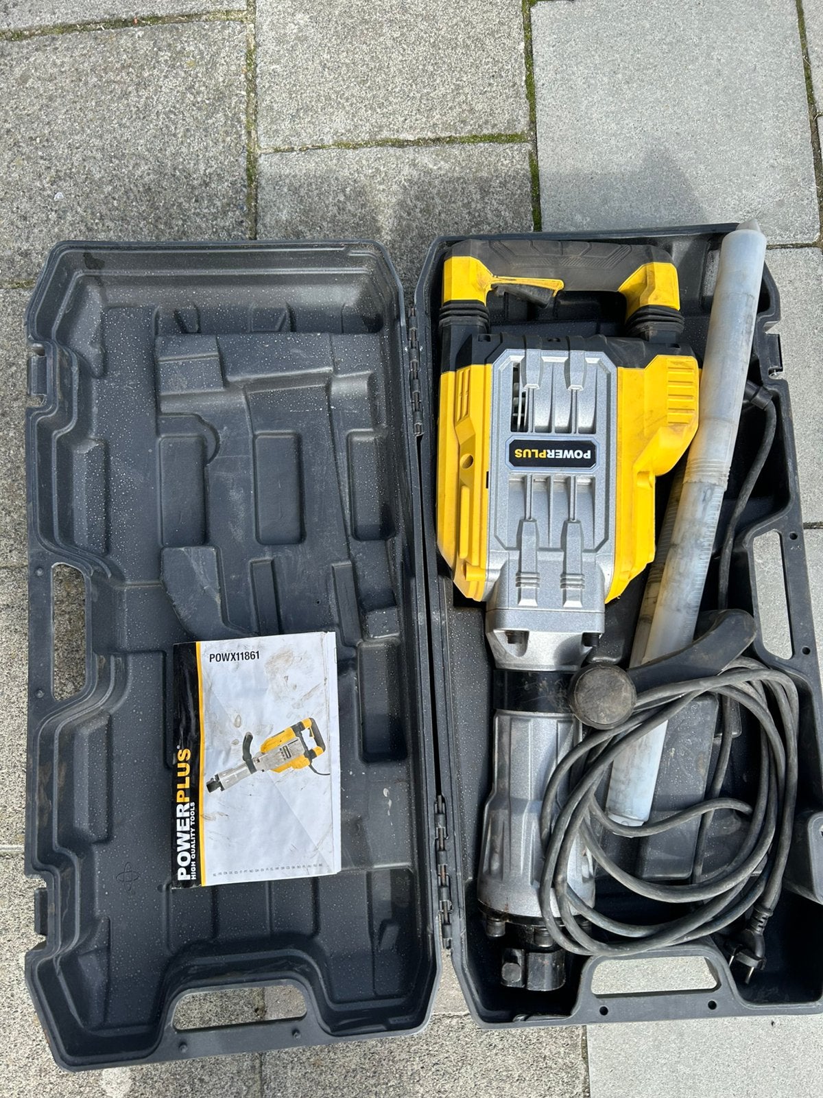 Te koop: Powerplus breekhamer / sloophamer POWX11861, Ophalen, Gebruikt, 600 watt of meer, Boor- en/of Breekhamer