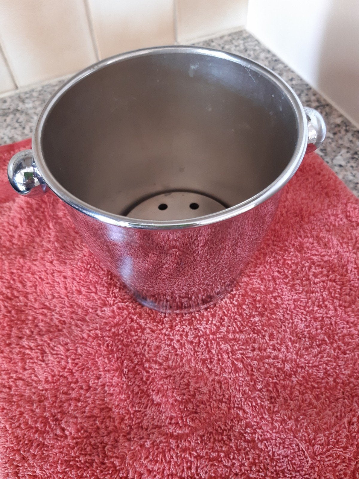 ijsemmer, Inox, Gebruikt, Overige typen, Ophalen of Verzenden