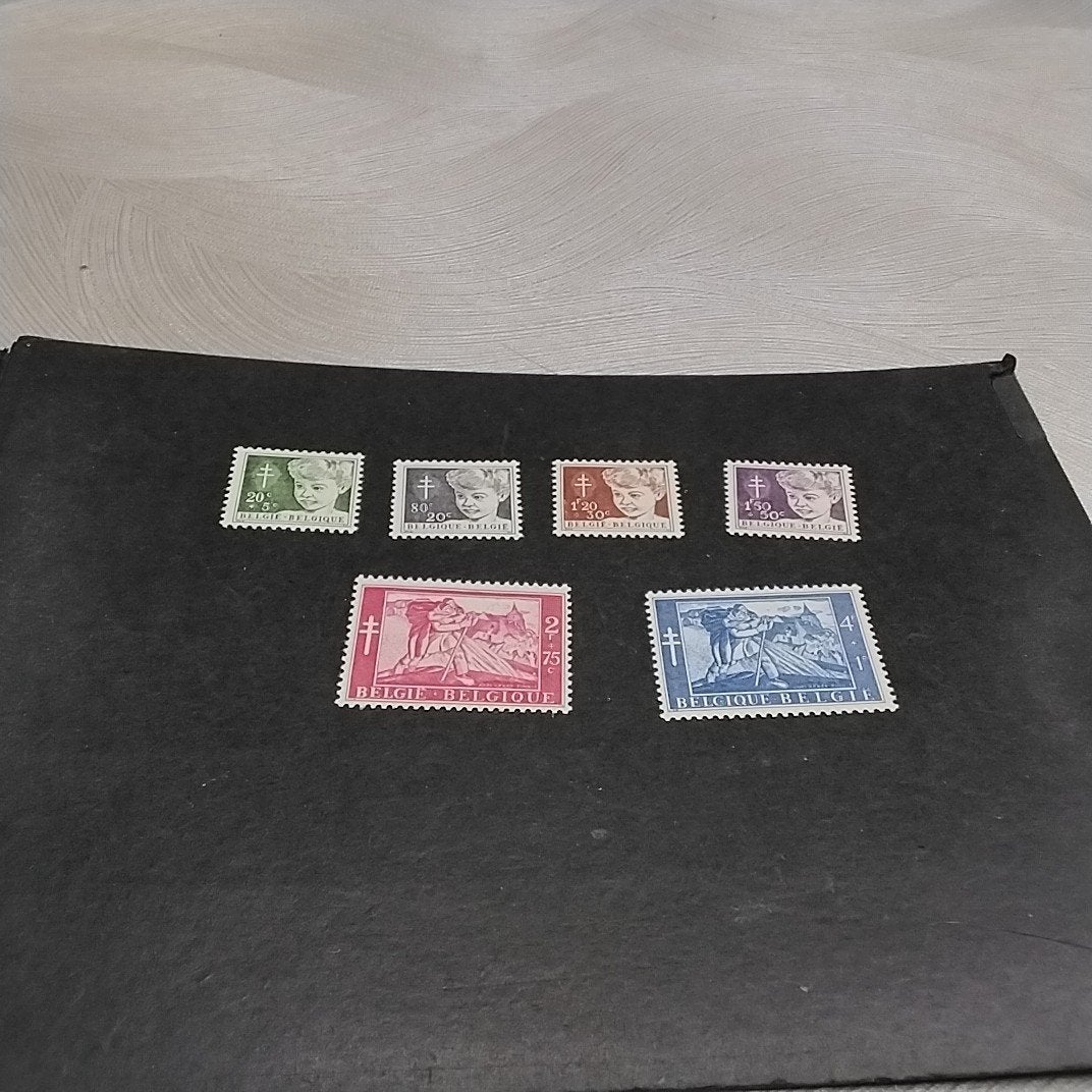 Charnière BELGIUM 955/960 avec coteau 21,00€, Enlèvement ou Envoi