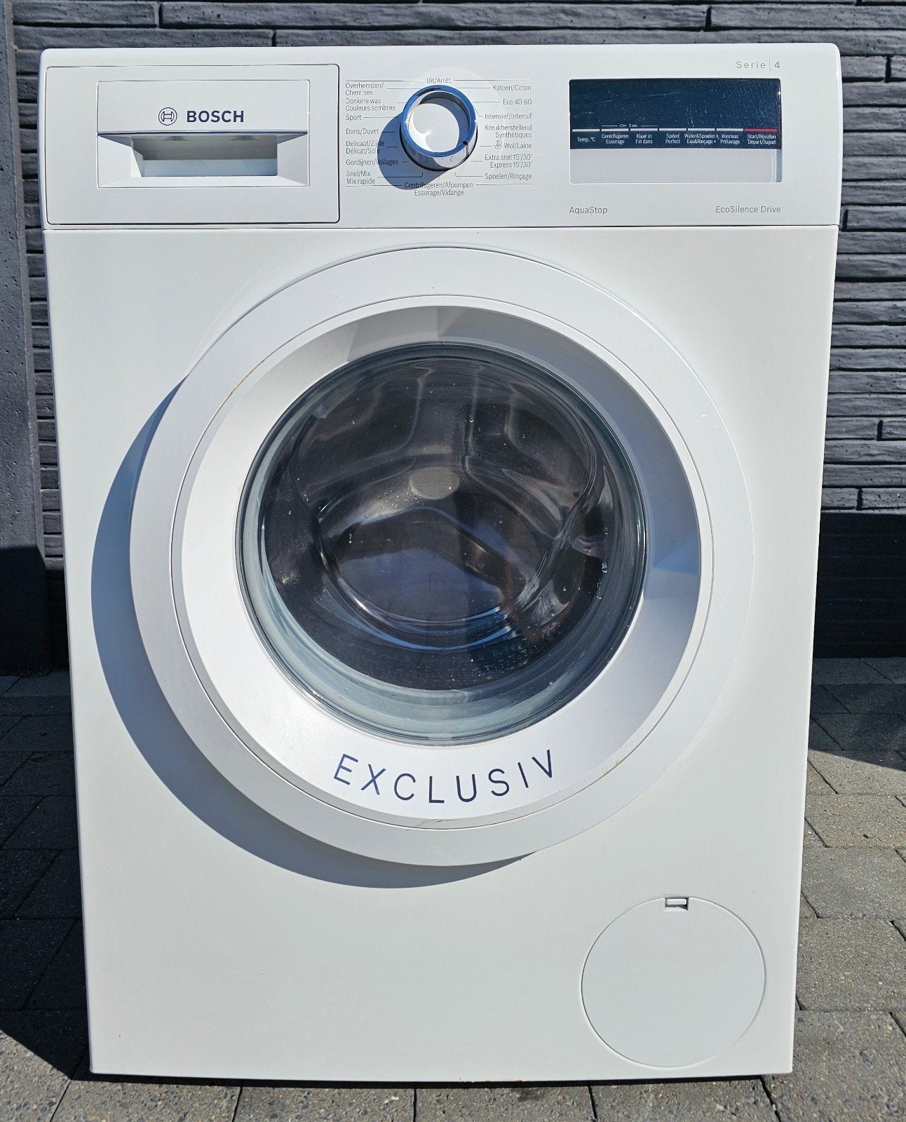 Bosch wasmachine 8KG A++ serie 4 EXCLUSIV, Ophalen, 8 tot 10 kg, Zo goed als nieuw, Energieklasse A of zuiniger