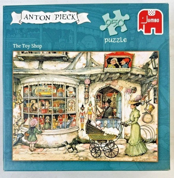 Puzzle Jumbo Anton Pieck The Toy Shop 950 pièces, Envoi, 500 à 1500 pièces, Comme neuf, Puzzle