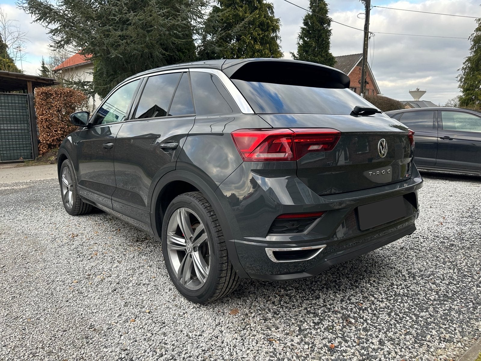 Volkswagen T-roc R-line 2.0 TSI 4Motion DSG Automaat, Autos, Argent ou Gris, Achat, Euro 6, Noir