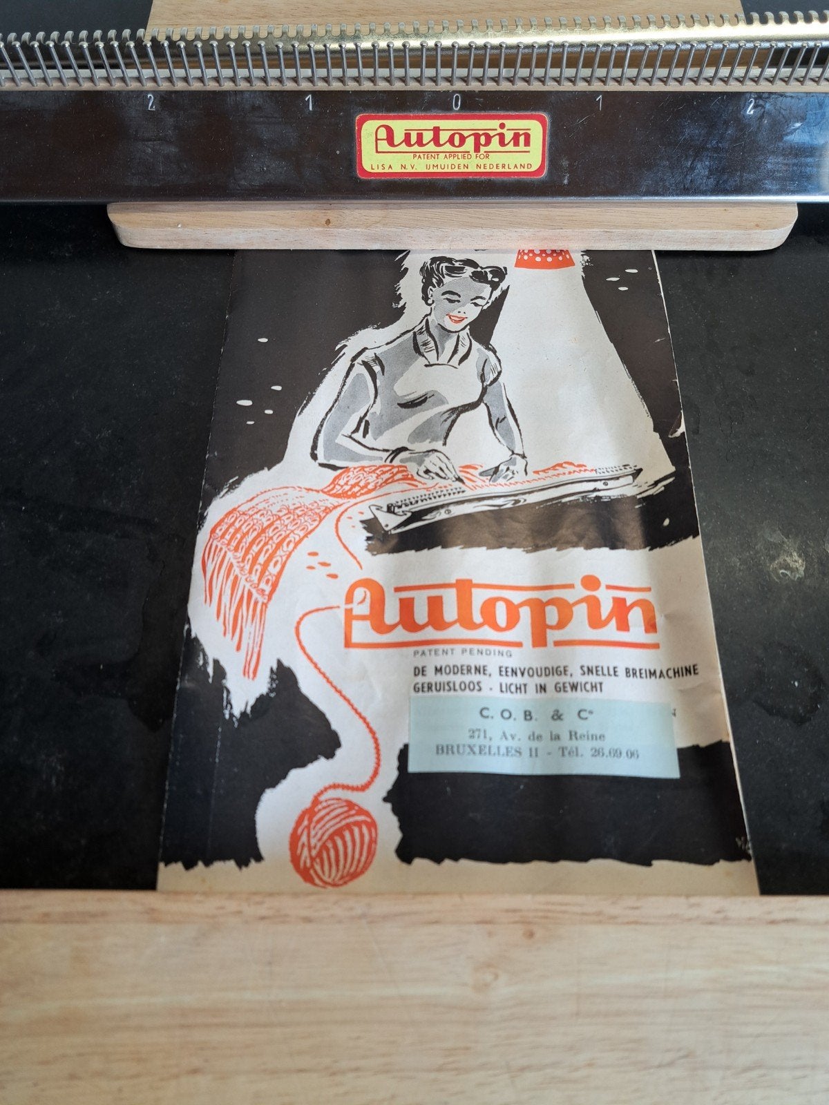 Autopin originele brei stang RETRO STIJL, Hobby & Loisirs créatifs, Enlèvement ou Envoi, Neuf, Tricot, Autres types