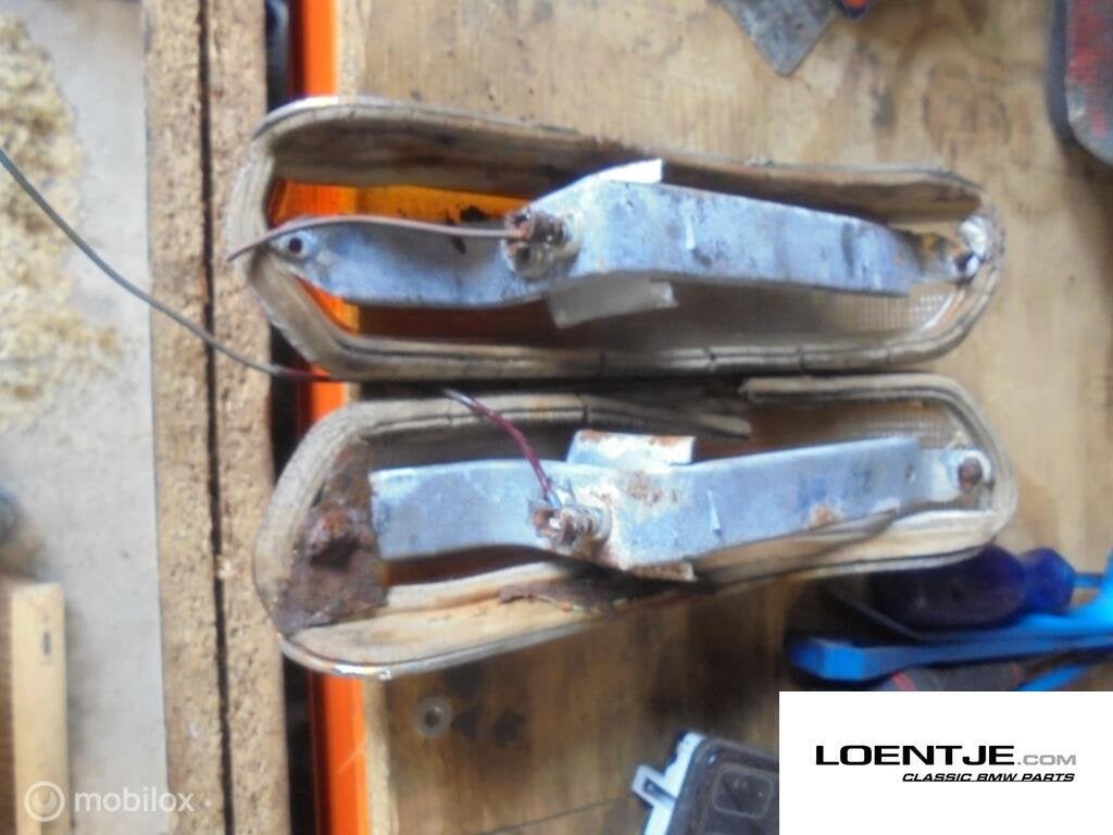 italtiaanse witte knipperlichten bmw 02 1502 1602 1802 2002, Auto-onderdelen, Verlichting, BMW, Gebruikt, Ophalen of Verzenden