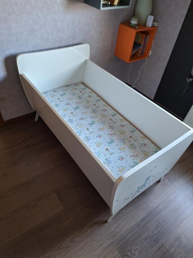 Lit bébé vintage, Moins de 70 cm, Comme neuf, Moins de 140 cm, Enlèvement