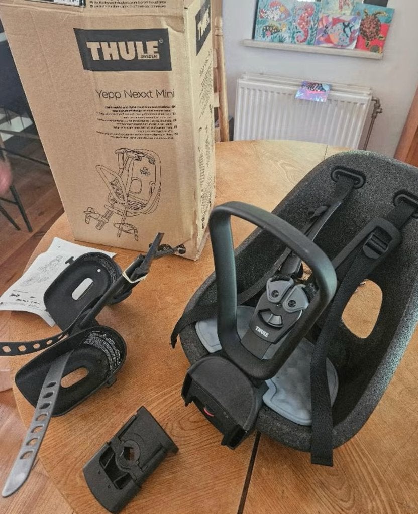 Thule Yepp Mini, Siège avant, Repose-pieds, Comme neuf, Enlèvement