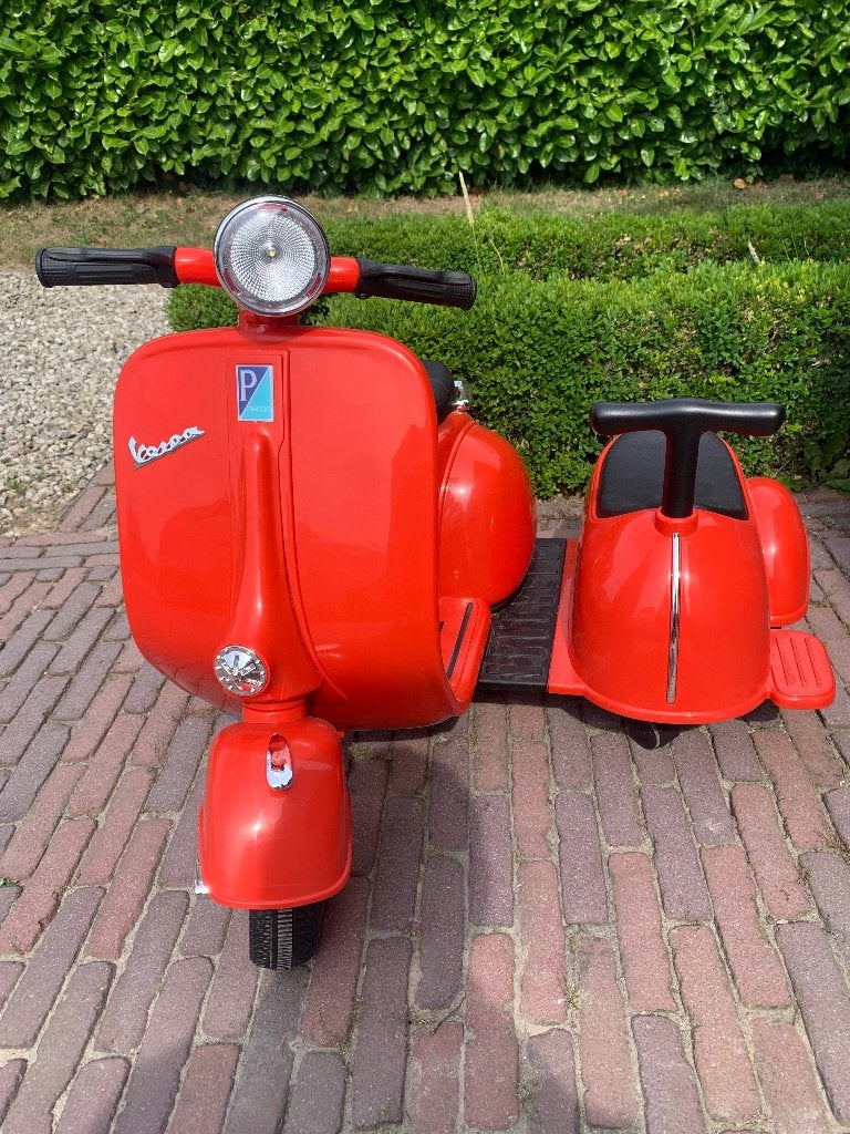 Moto électrique Vespa avec side car pour enfants, Comme neuf