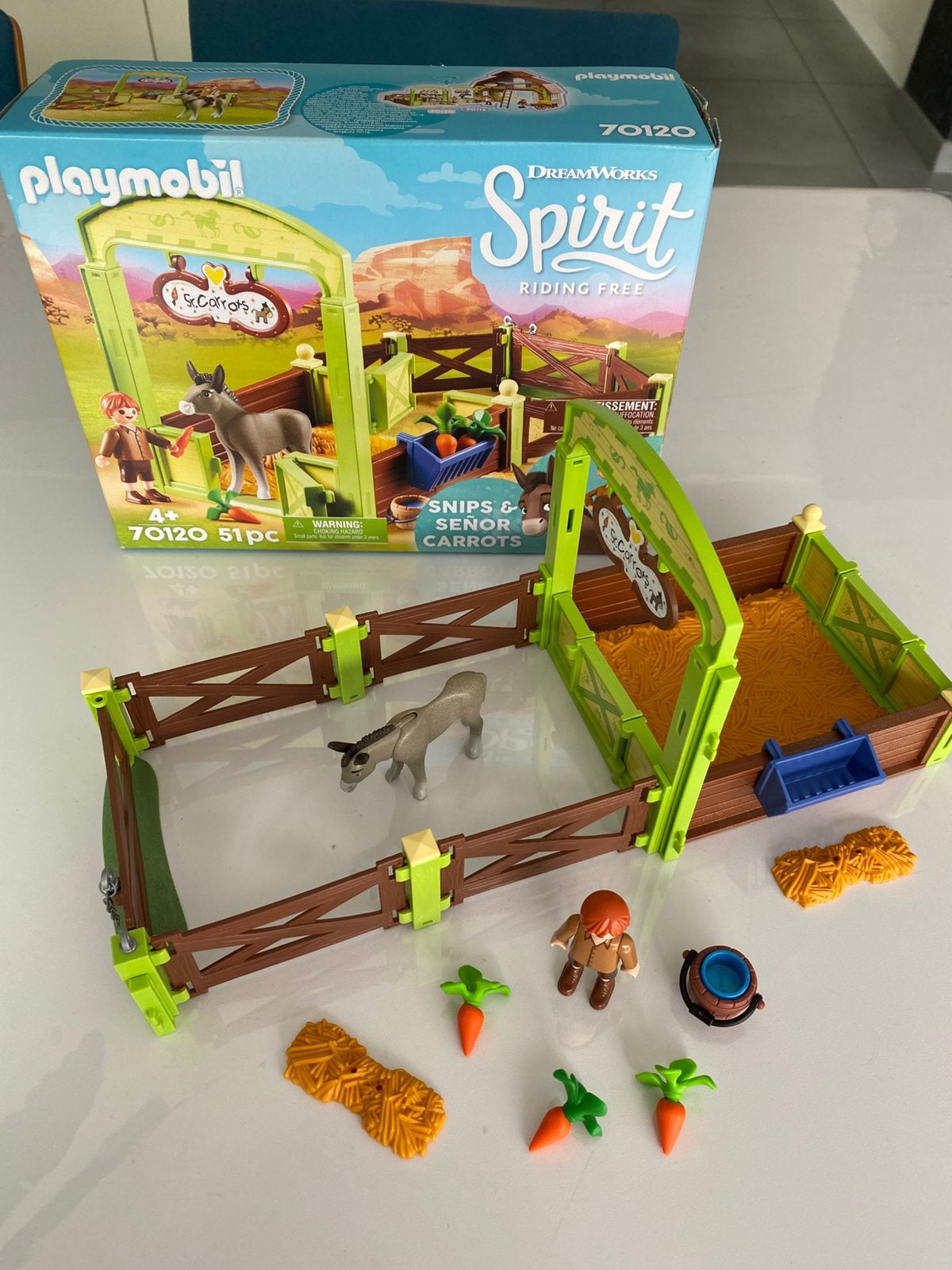 Playmobil Spirit Knip en mr wortel  70120, Enlèvement, Comme neuf, Kit complet