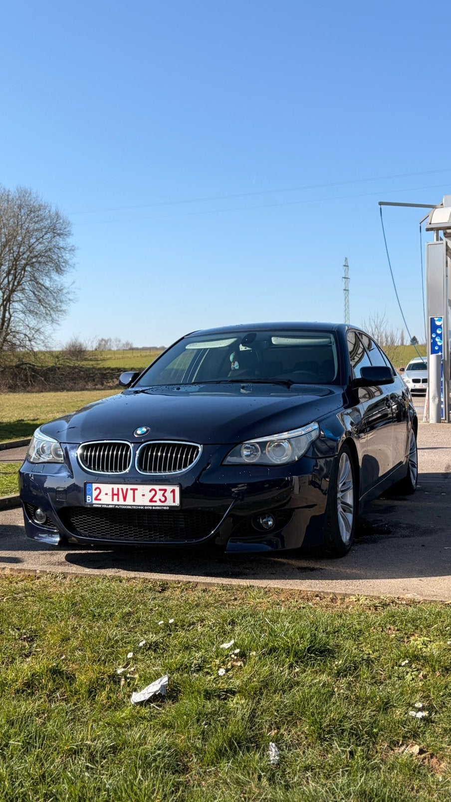 Bmw e60 530D, Autos, BMW, Boîte manuelle, Noir, 5 portes, 6 cylindres