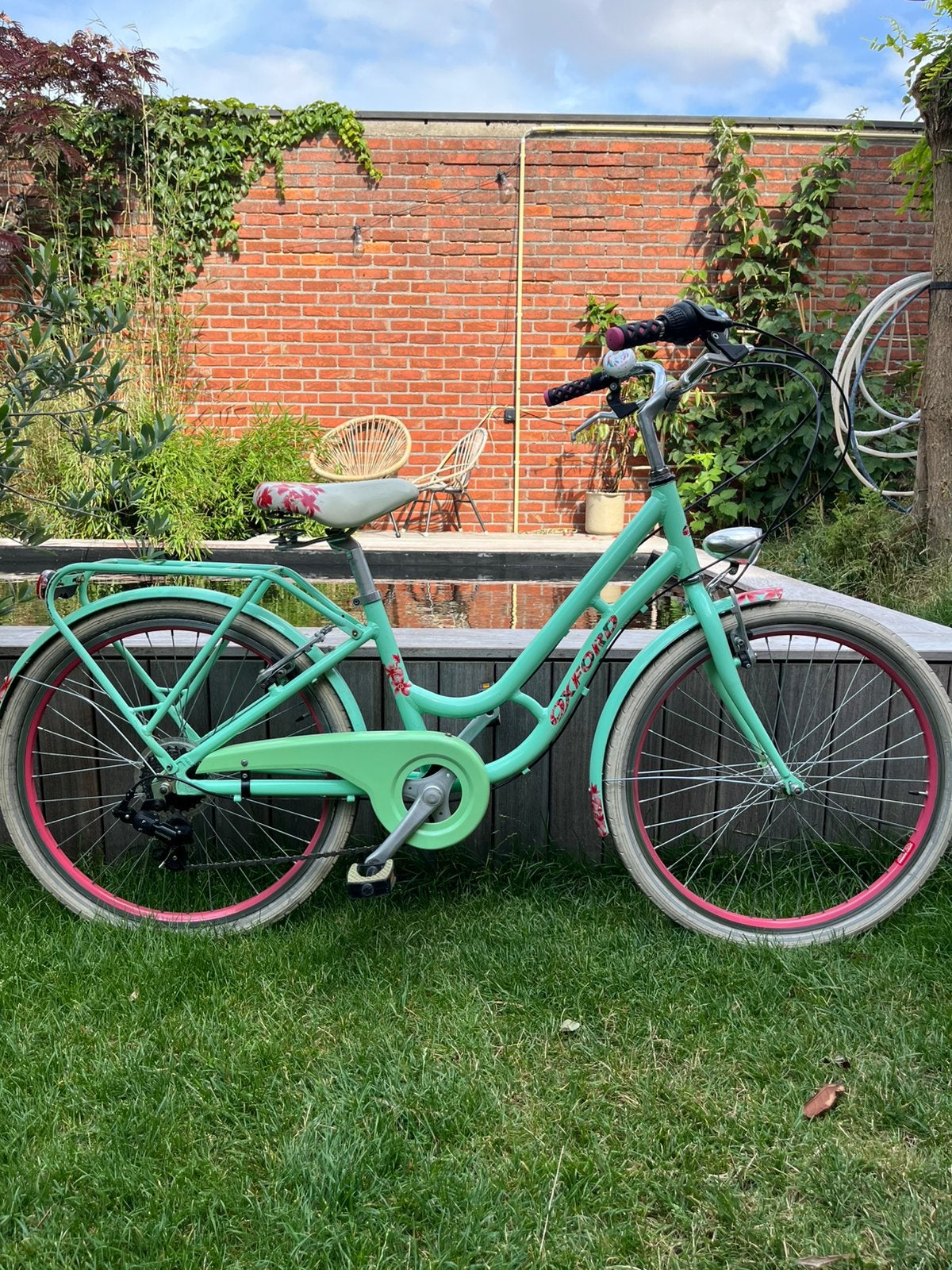 Oxford fiore meisjesfiets, Ophalen, Velgrem, Versnellingen, Gebruikt
