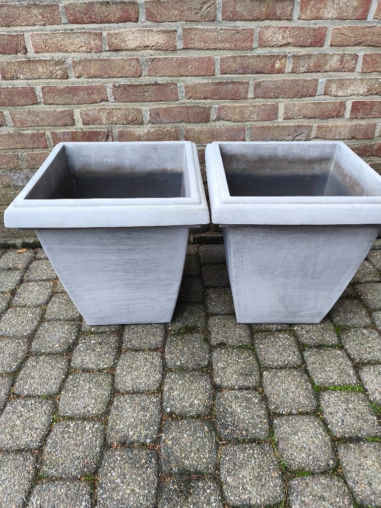 Bloempot, Kunststof, Gebruikt, Overige vormen, Balkon
