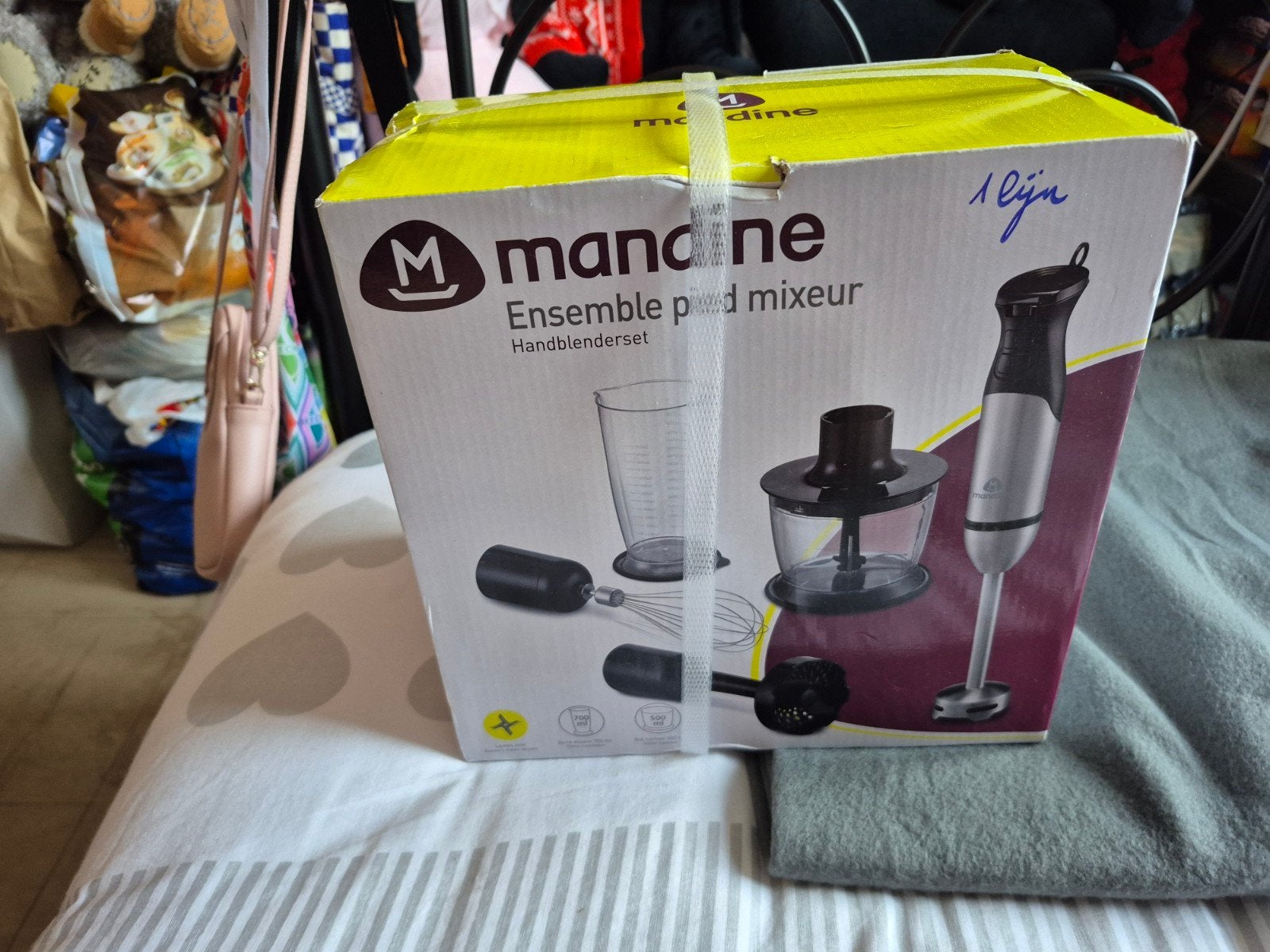 nieuw mandine handmixer set, Ophalen of Verzenden