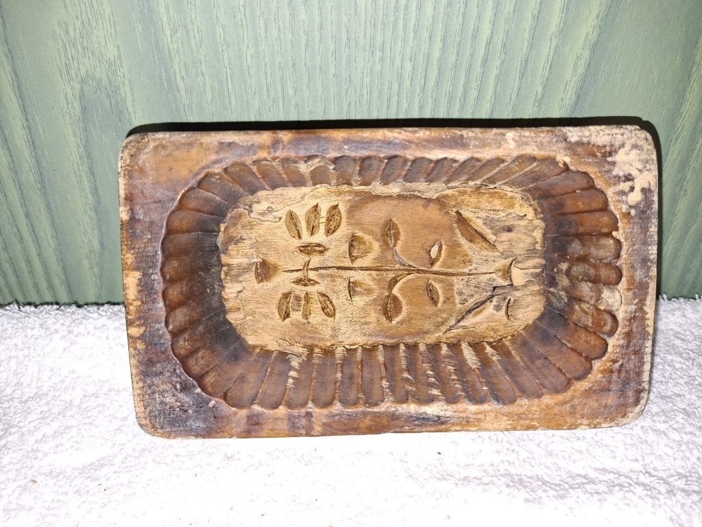 oude houten botervorm, begin 1900, Antiek en Kunst, Ophalen of Verzenden