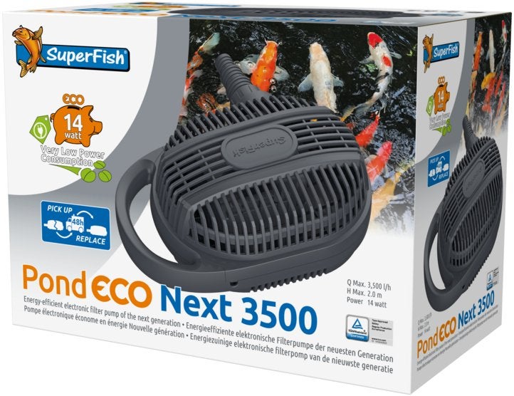 Vijverpomp Pond Eco Next 3500 l/pu voor vijvers tot 7000L, Tuin en Terras, Ophalen of Verzenden, Nieuw, Vijverpomp