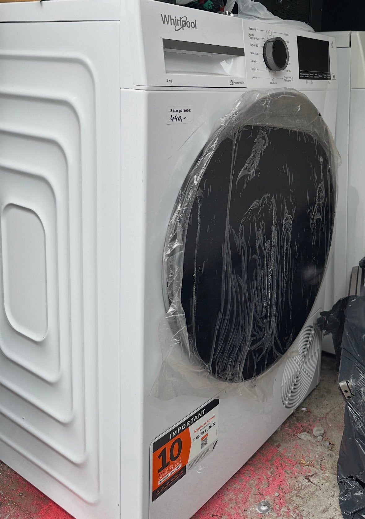 Whirlpool Droogkast 9 KG – 6th Sense – Nieuwe Staat, Electroménager, Lave-linges séchants, Enlèvement, Comme neuf