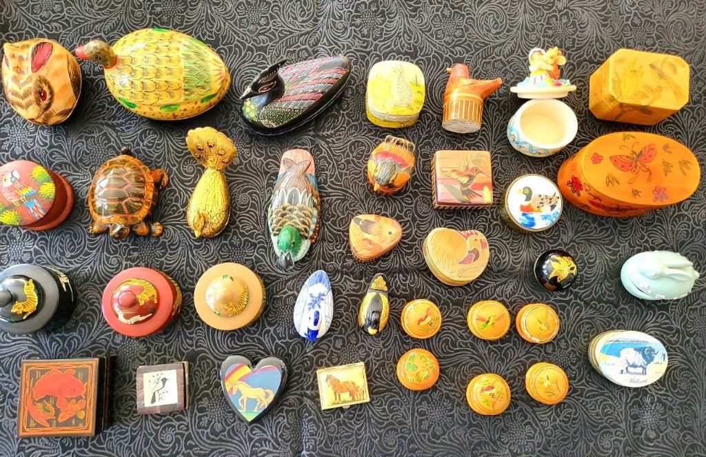 Collection de 35 boites boites miniatures animalières, Enlèvement ou Envoi, Utilisé, Autre, Autres marques