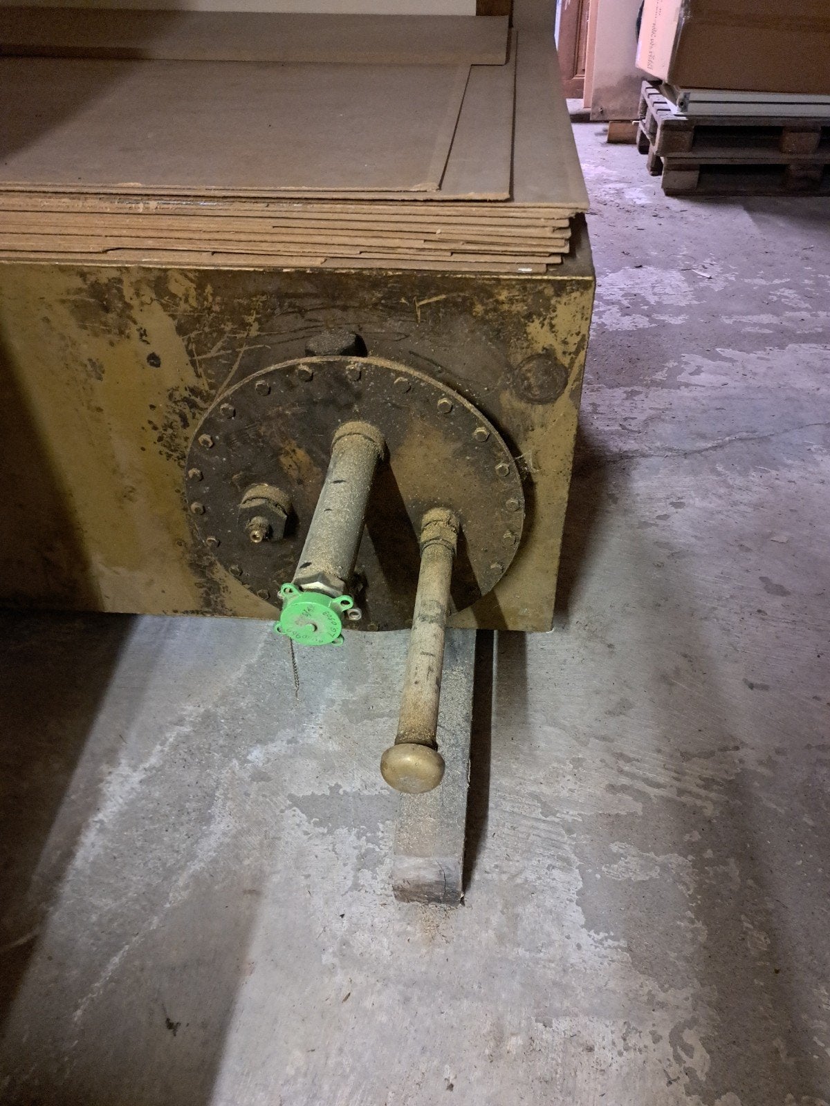 mazout ton, Doe-het-zelf en Bouw, Ophalen