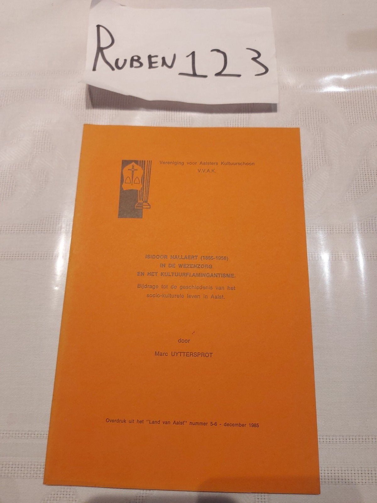 Isidoor Hallaert en het kultuurflamingantisme Aalst, Boeken, Ophalen of Verzenden