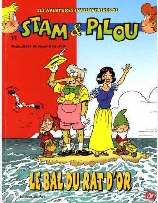 BD Stam et Pilou - 11. Le bal du rat d'or, Une BD, Enlèvement