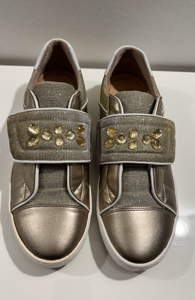 Geox gouden lederen sneakers (maat 39), Kleding | Dames, Geox, Overige kleuren, Ophalen of Verzenden, Zo goed als nieuw