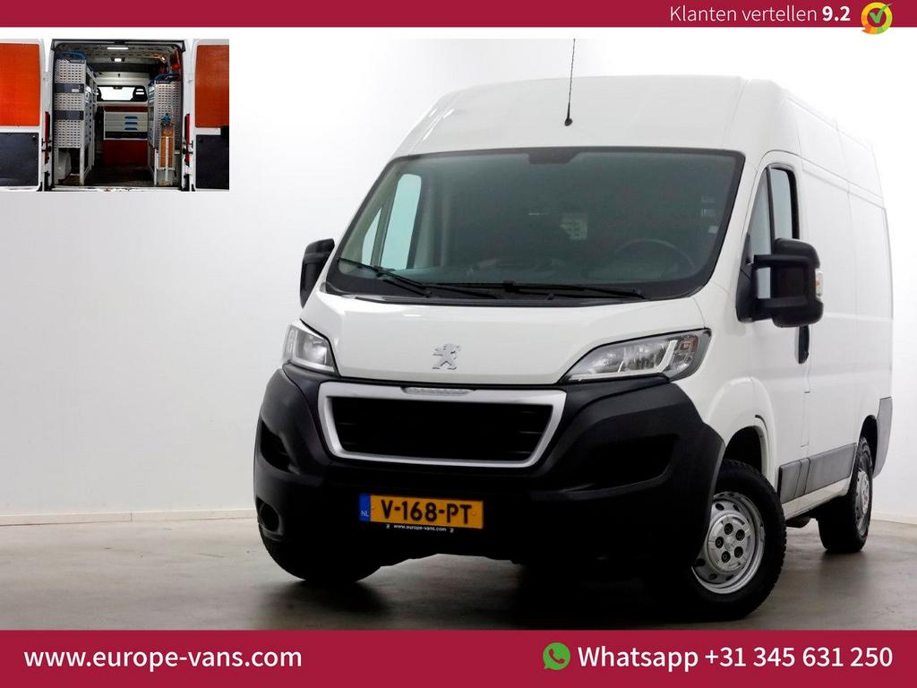 Peugeot Boxer 2.0 BlueHDI E6 130pk L1H2 Premium Navi/Camera/, Wit, Bedrijf, Onderhoudsboekje, Te koop