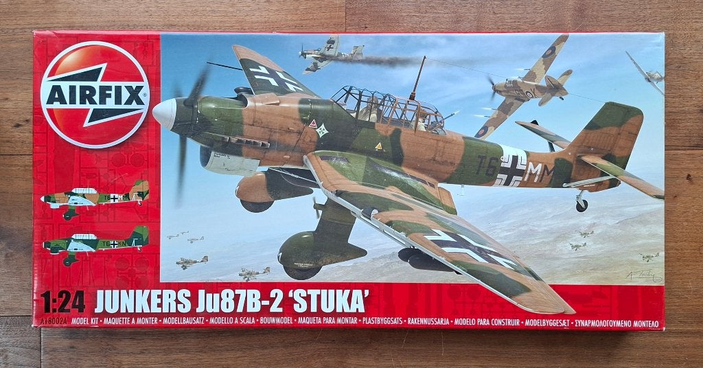 Airfix Junkers ju-87b 2 1/24 Stuka, Overige merken, Nieuw, Ophalen of Verzenden, Groter dan 1:72