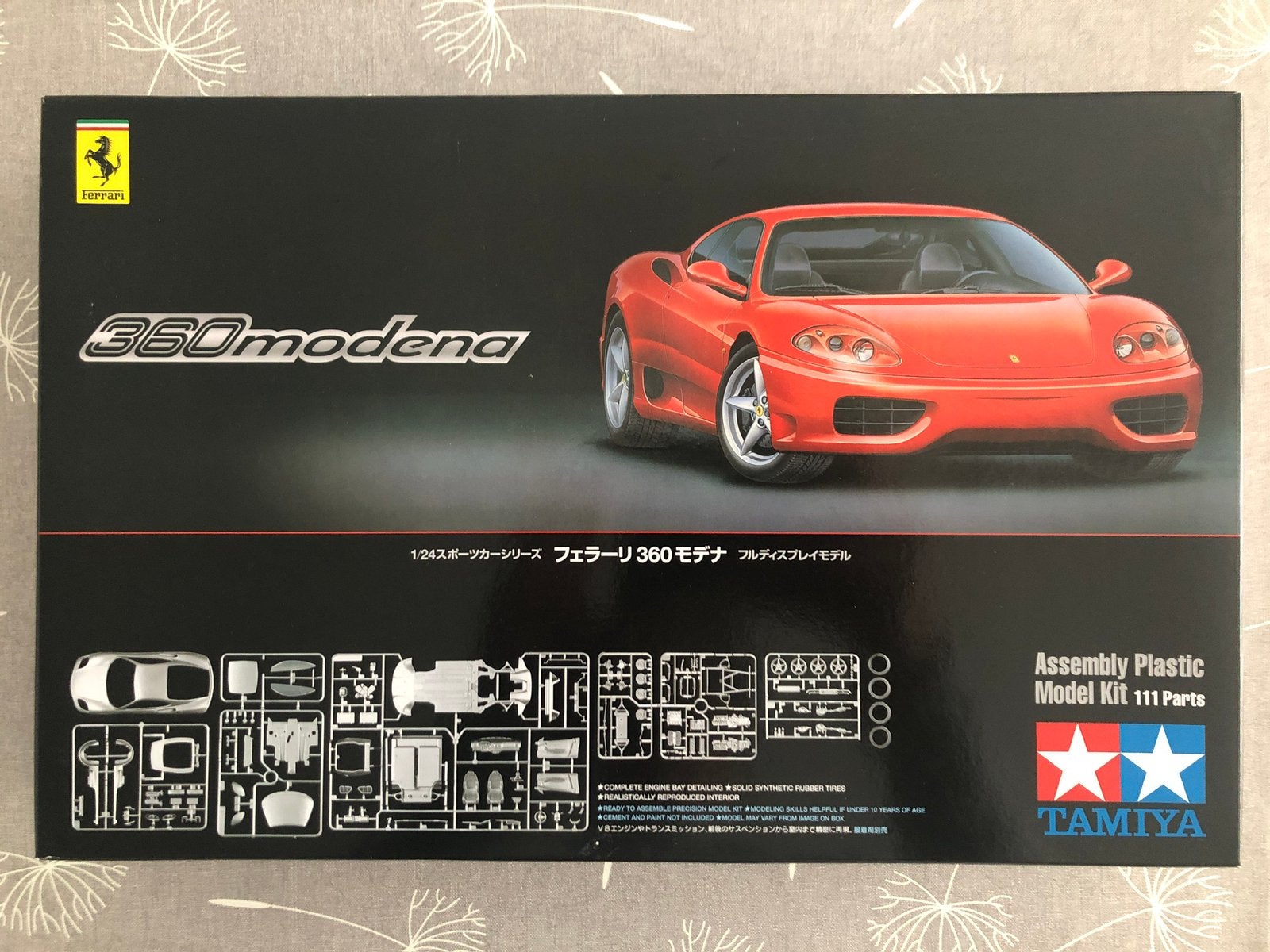 Tamiya Ferrari 360 Modena, Hobby en Vrije tijd, Modelbouw | Auto's en Voertuigen, Verzenden, Zo goed als nieuw, Tamiya