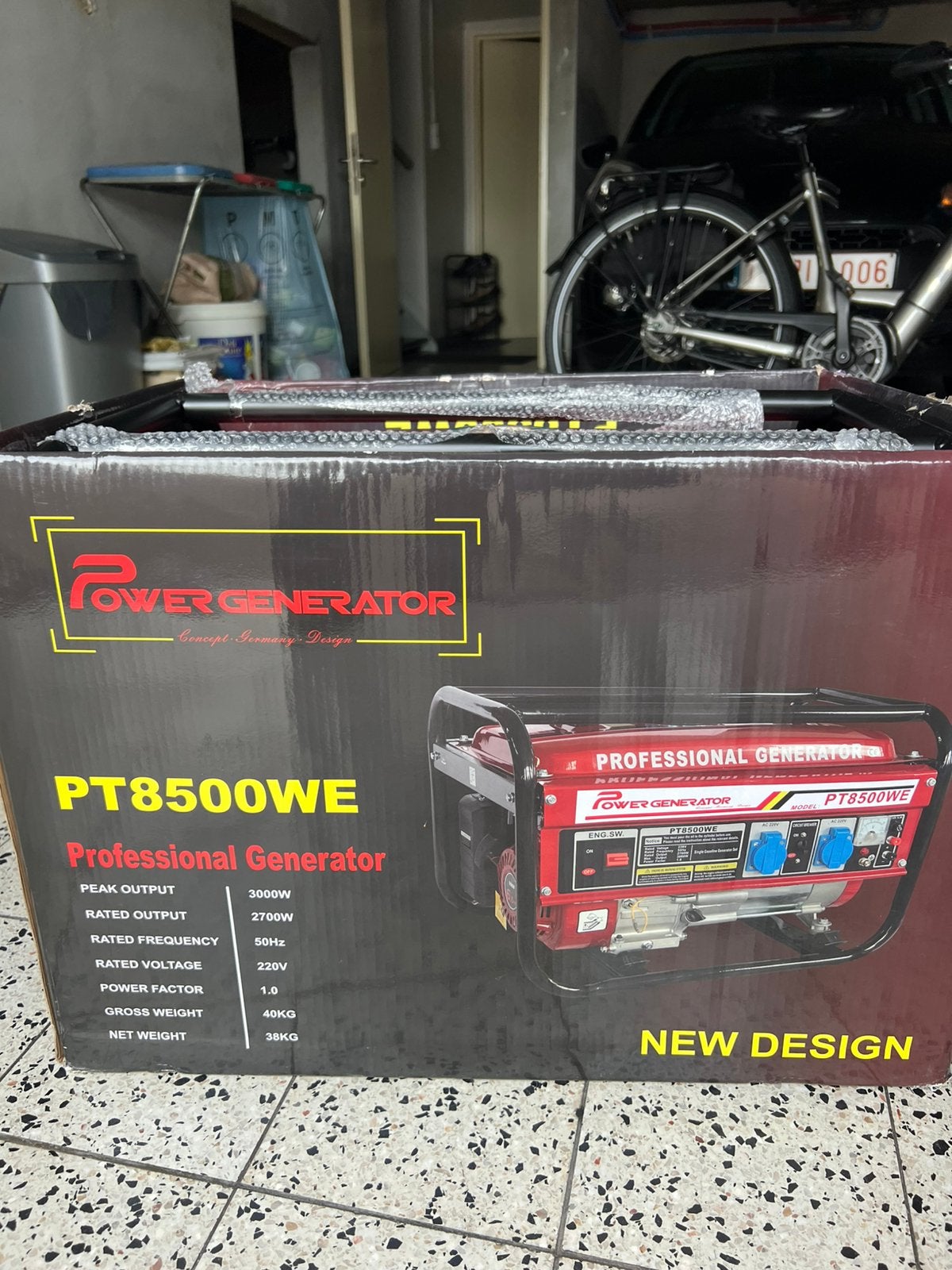 stroom generator, Ophalen, Nieuw