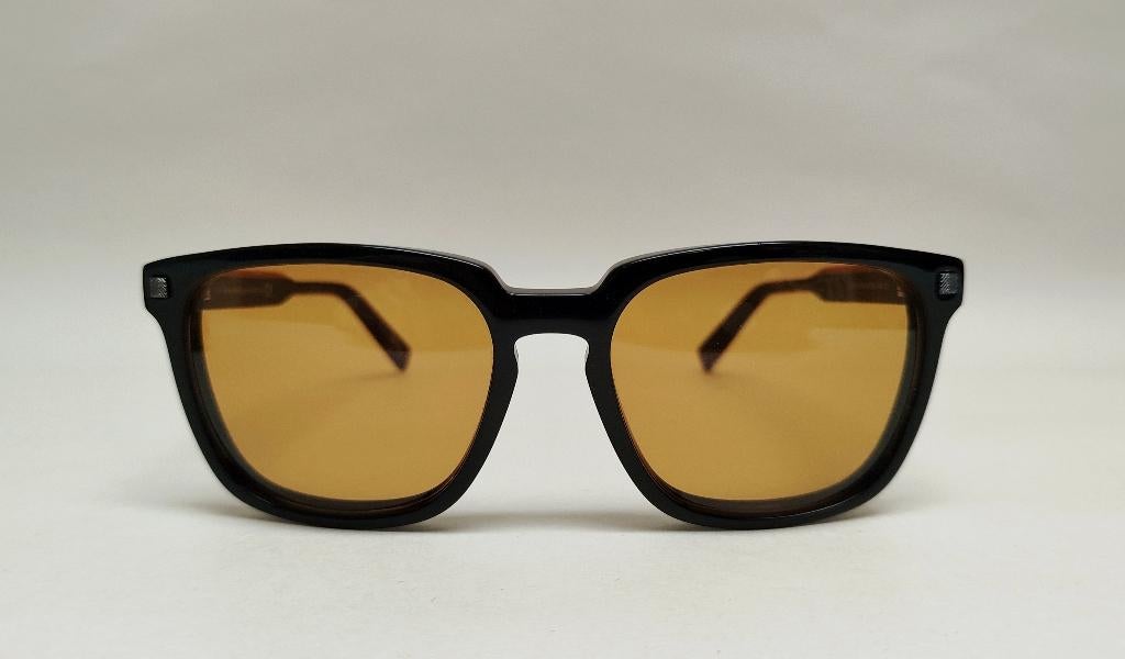 Ermenegildo Zegna square retro zonnebril. Heren/unisex., Autres marques, Enlèvement ou Envoi, Autres couleurs, Utilisé