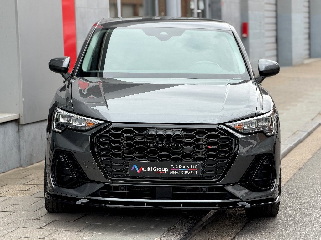 Audi Q3 Sportback Coupe 45 TFSie*S-Line*1 jaar garantie*, Automaat, Leder, SUV of Terreinwagen, Zilver of Grijs