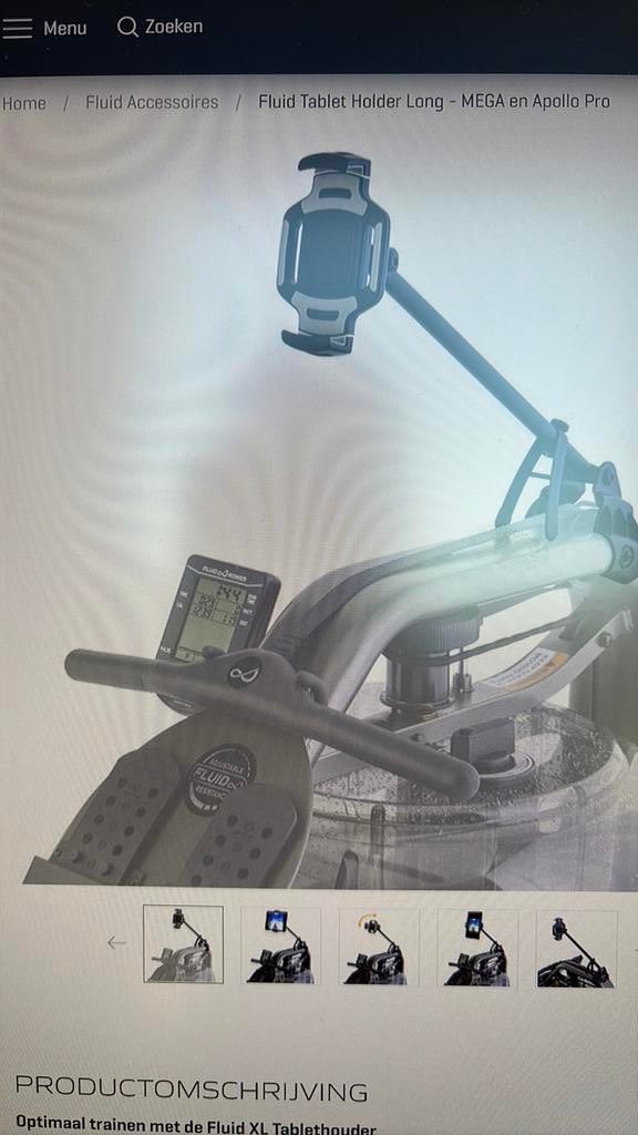 Fluid iPad tablet houder NIEUW, Sport en Fitness, Ophalen of Verzenden, Nieuw