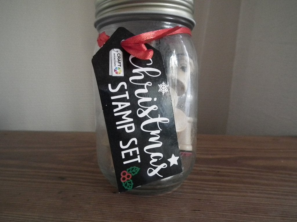 24 tampons Christmas (Craft) sans les tampons d'encre, Envoi