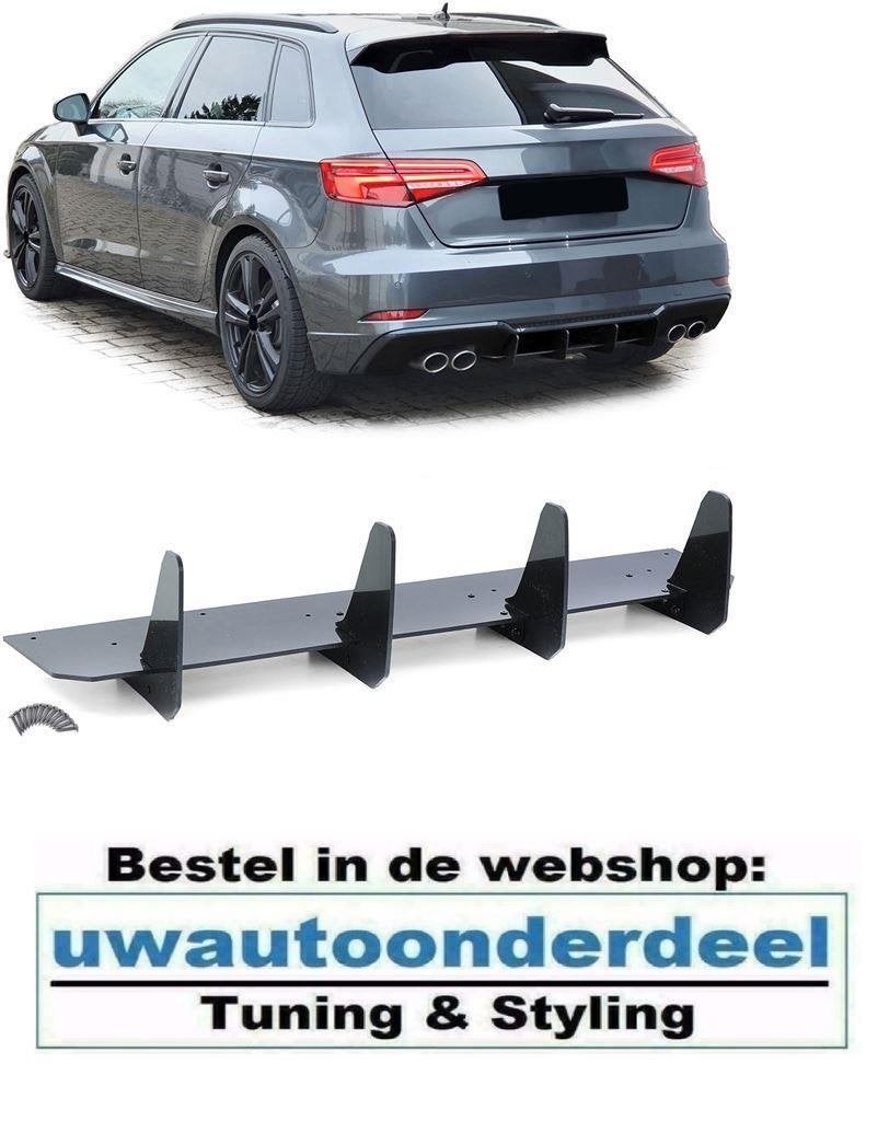 Achterbumper Diffuser Splitter Valance Voor Audi A3 S3 8V Sp, Verzenden