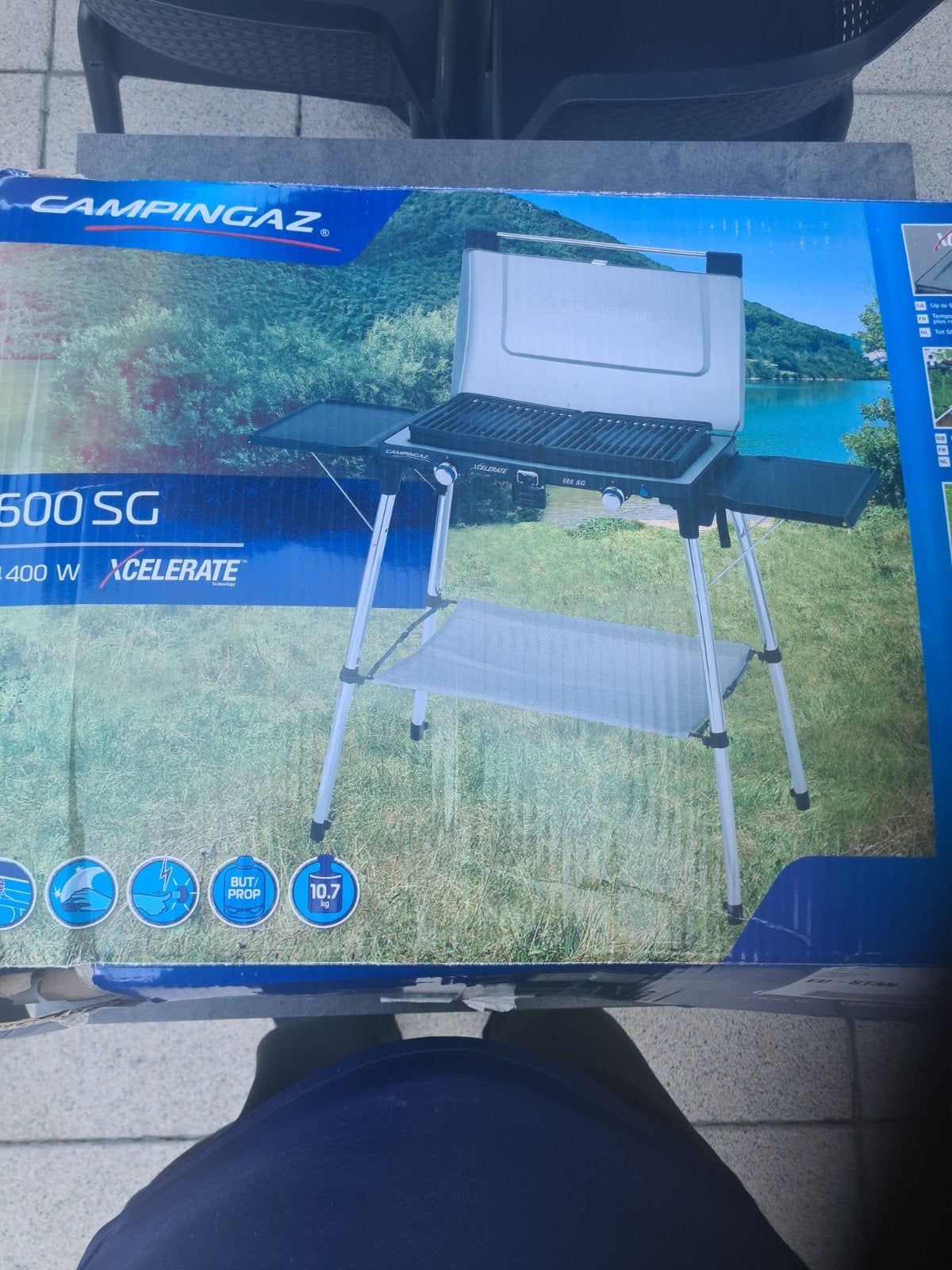 Campingaz 600 sg, Ophalen