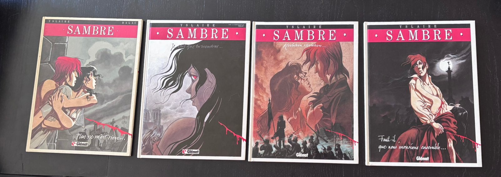 Sambre T.1 à T.4 - Yslaire & Balac, Livres, Série complète ou Série, Enlèvement ou Envoi, Utilisé