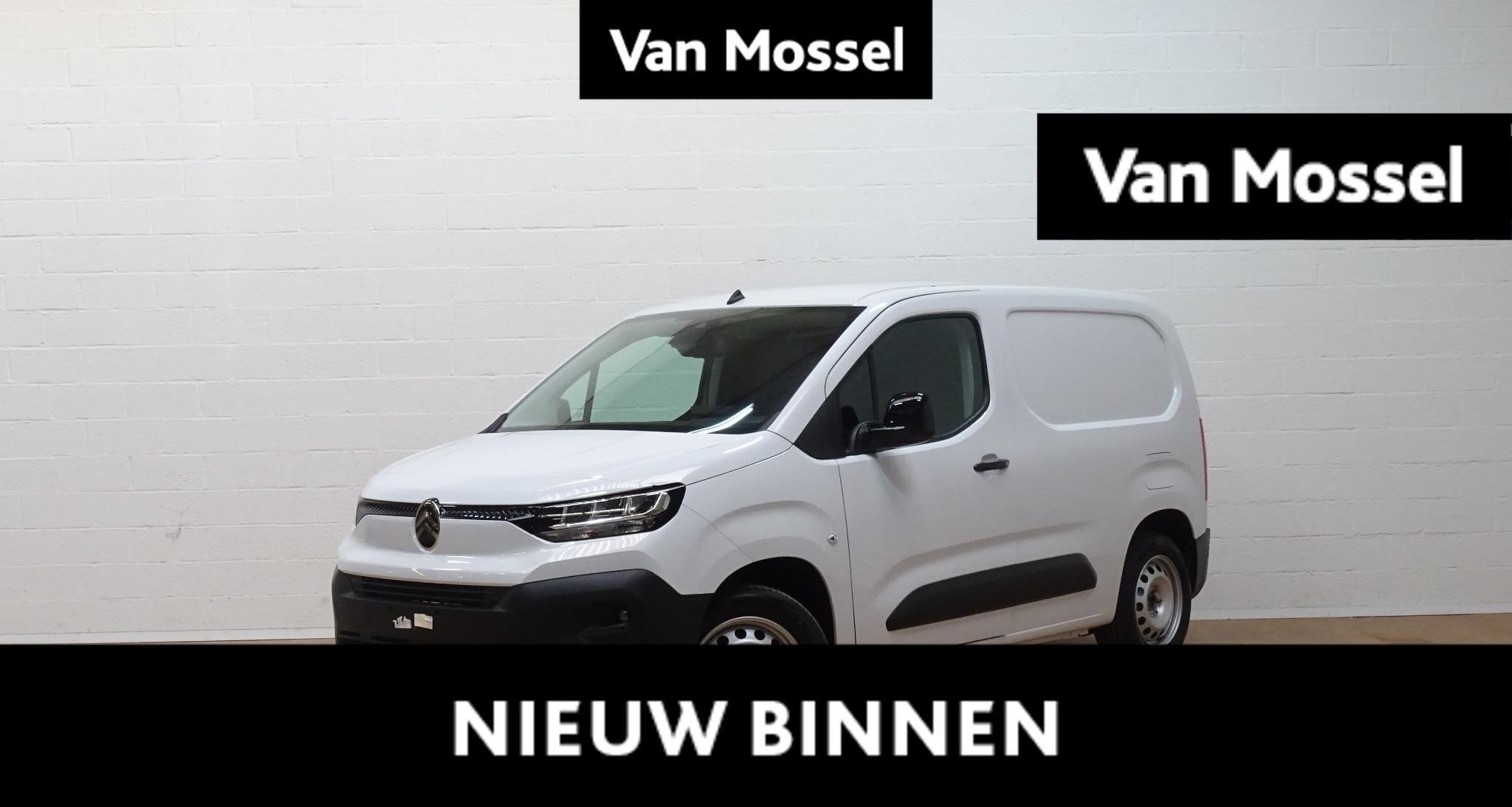 Citroën Berlingo M Light 1.5 BlueHDi 100 S&S MAN6, Auto's, Voorwielaandrijving, Stof, Gebruikt, Zwart