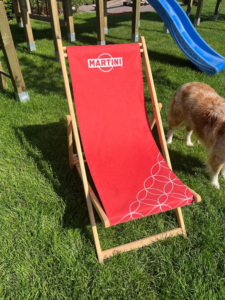 Strandstoelen Martini, Tuin en Terras, Tuinstoelen, Ophalen, Zo goed als nieuw
