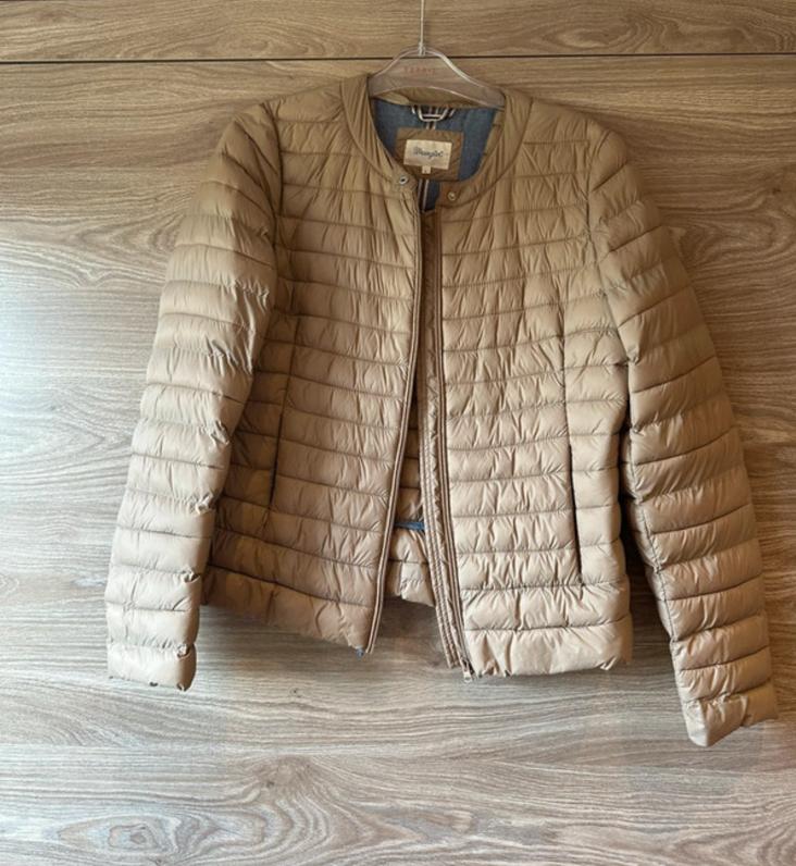 Dames jas in perfecte staat! Large, Enlèvement, Comme neuf, Taille 42/44 (L), Beige