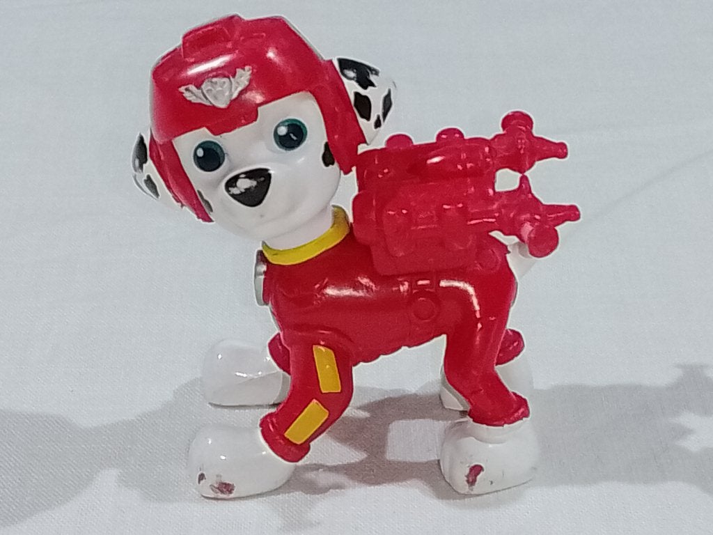 Paw Patrol Marshall Figuur 6,5 Cm – Spin Master (Pup Buddies, Ophalen of Verzenden, Gebruikt