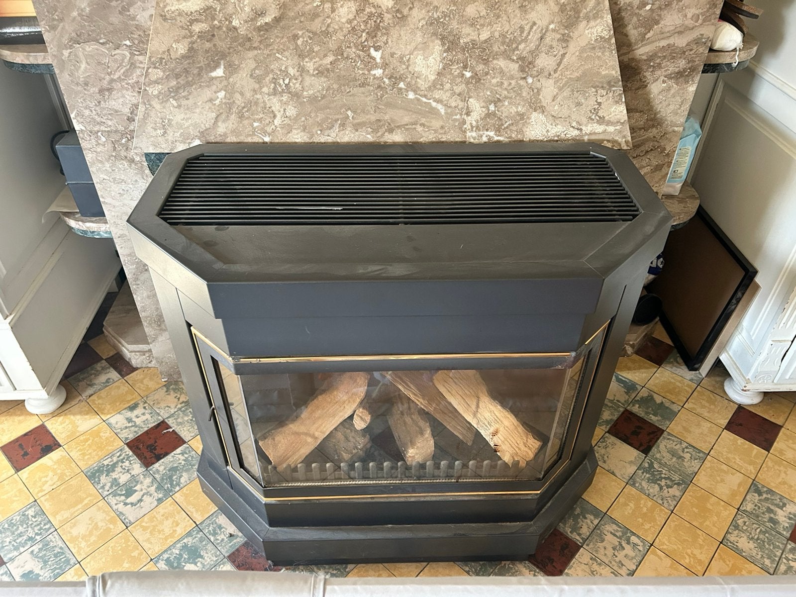 Gaskachel wellstraeler 10,4kw, Huis en Inrichting, Kachels, Ophalen, Gebruikt, Gas, Vrijstaand