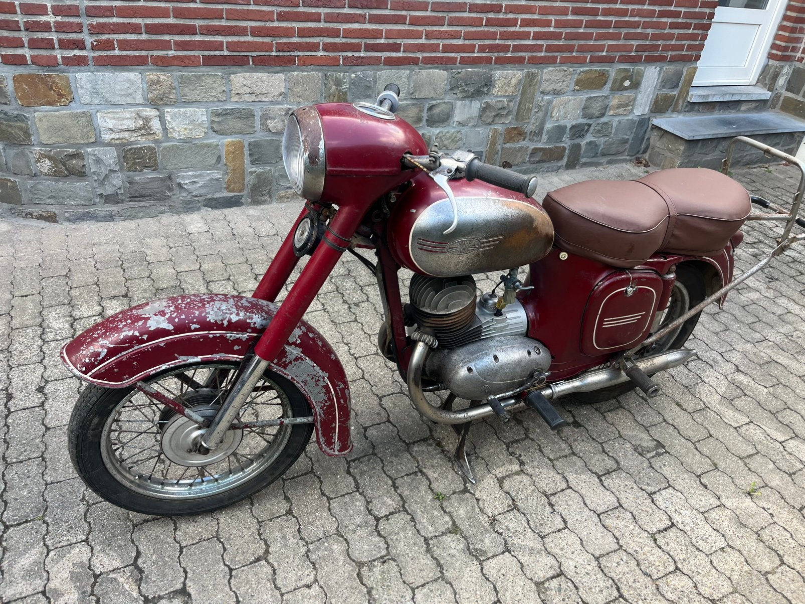 Jawa 356 175 cc 1957, 175 cc, Motorrijbewijs A, Gebruikt, Toermotor
