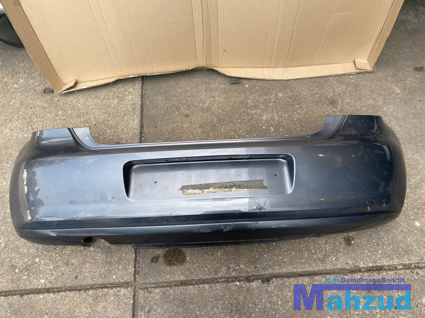 VW POLO 6R Donker grijs achterbumper 2009-2016, Arrière, Pare-chocs, Volkswagen, Volkswagen AG