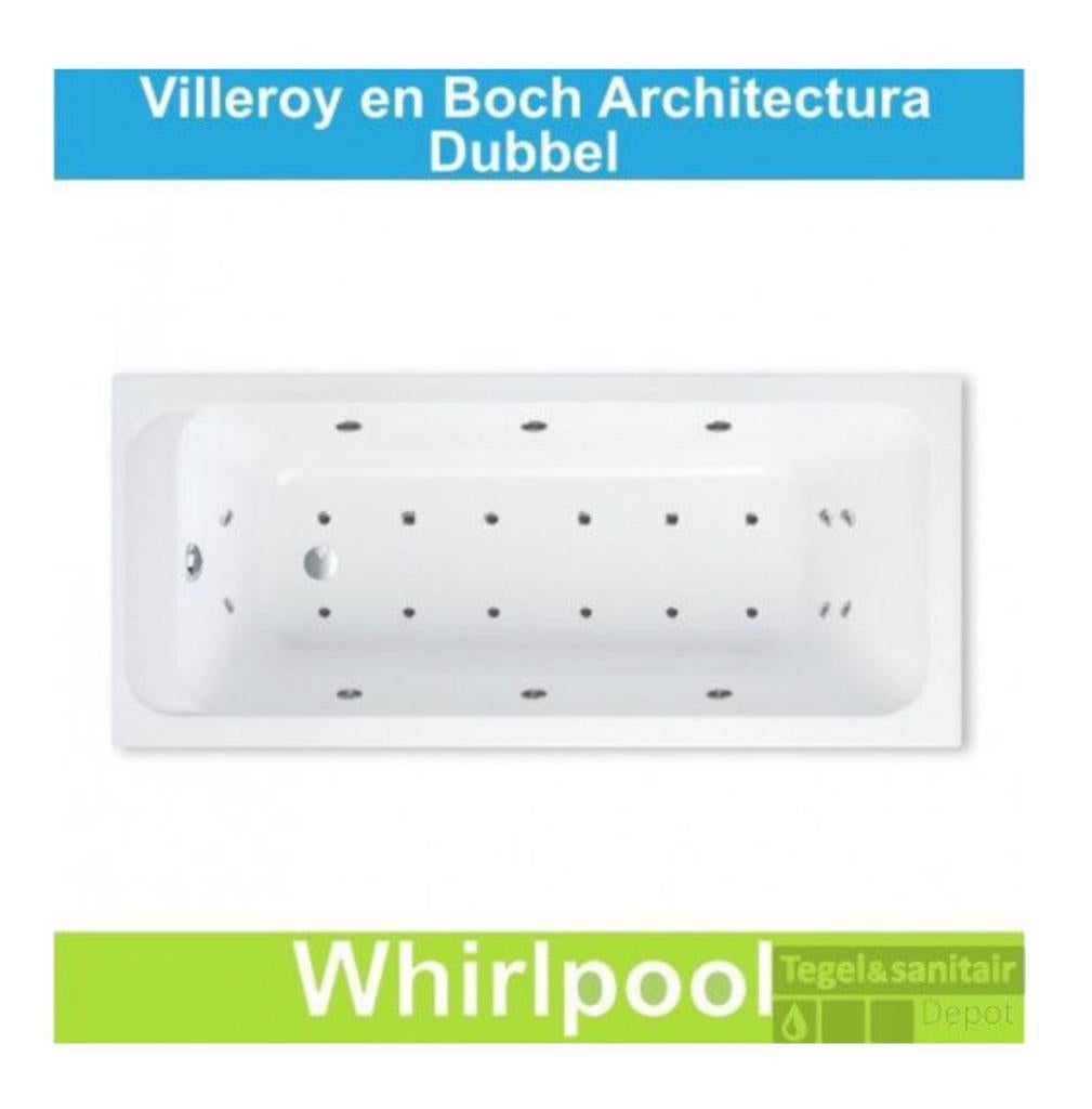 Whirlpool bubbelbad Villeroy & Boch, Ophalen, Zo goed als nieuw