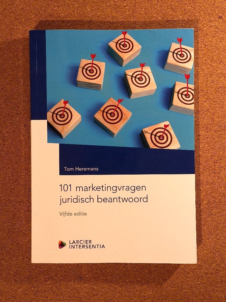 101 marketingvragen juridisch beantwoord (vijfde editie), Ophalen of Verzenden, Zo goed als nieuw, Economie en Marketing, Tom Heremans