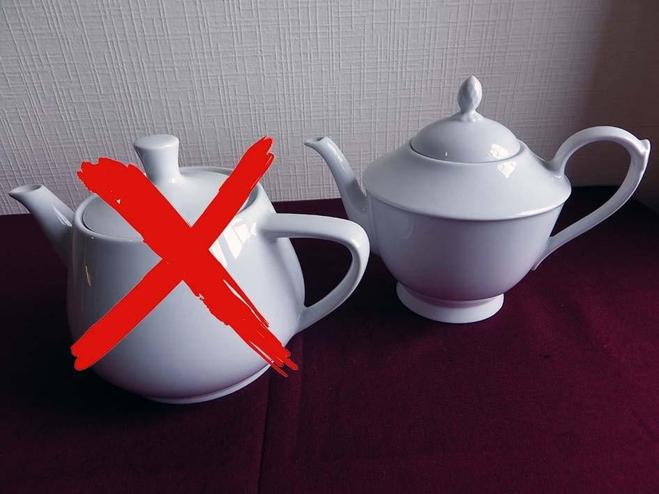 Porseleinen Theepot: €.5,00., Ophalen, Zo goed als nieuw, Porselein