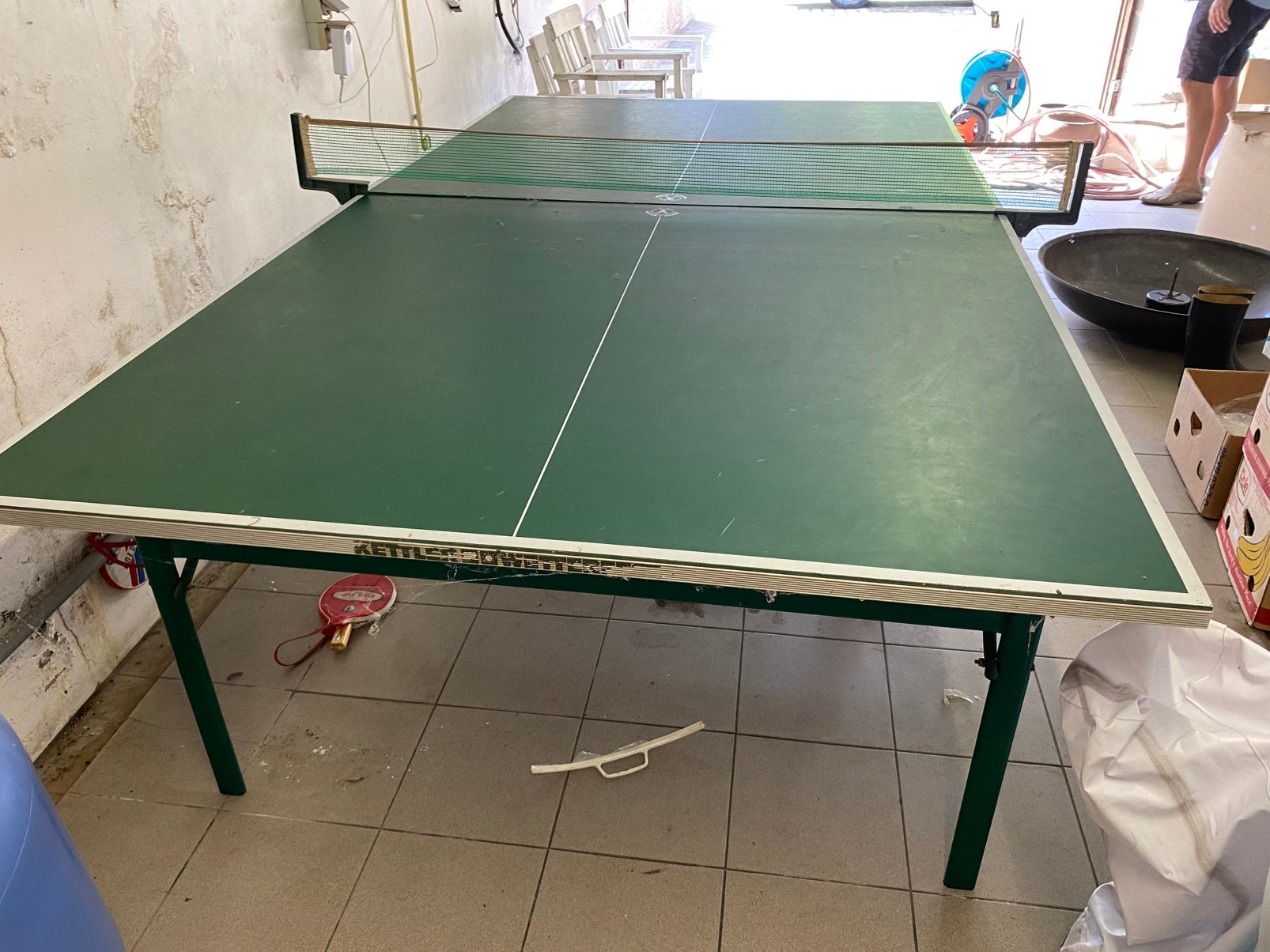 Ping pong tafel, Sports & Fitness, Ping-pong, Enlèvement, Comme neuf, Table d'intérieur, Pliante