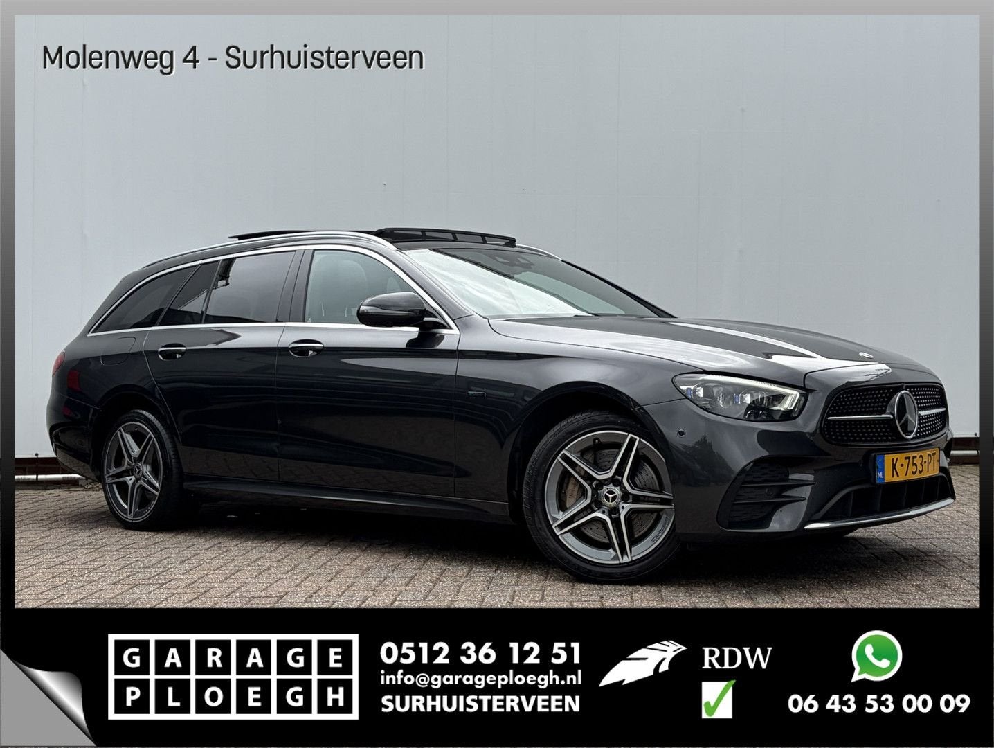 Mercedes-Benz E 300 Estate de 4MATIC AMG Burmester Pano Elek, Auto's, Automaat, Bedrijf, Break, Startonderbreker